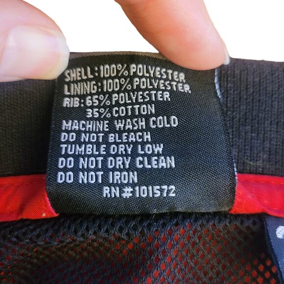 Wisconsin Badgers Windbreaker Pullover Jacket 2XL White Bear Embroidered Logo - Picture 6 of 6